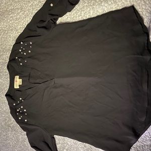 Black dress up shirt